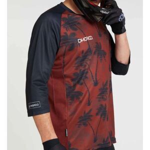 DHaRCO Men's 3/4 Sleeve Mountain Bike Jersey Gorpcore In Spicy Palm Size M